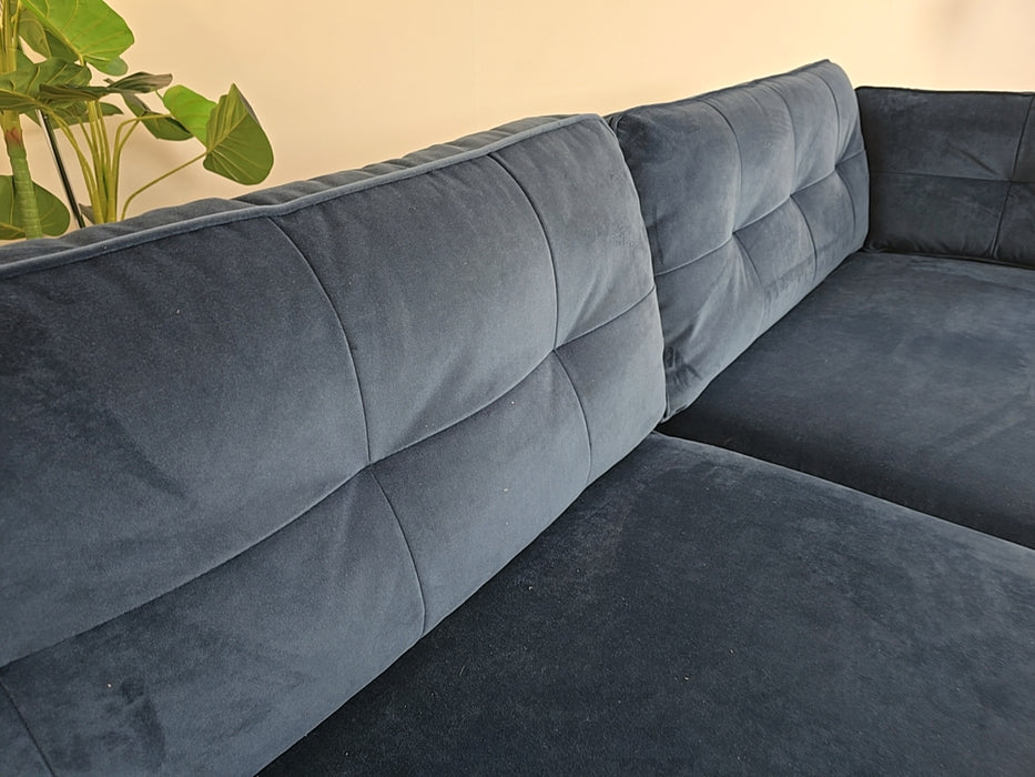 Kent 4 Seater - Fabric Sofa - Blue