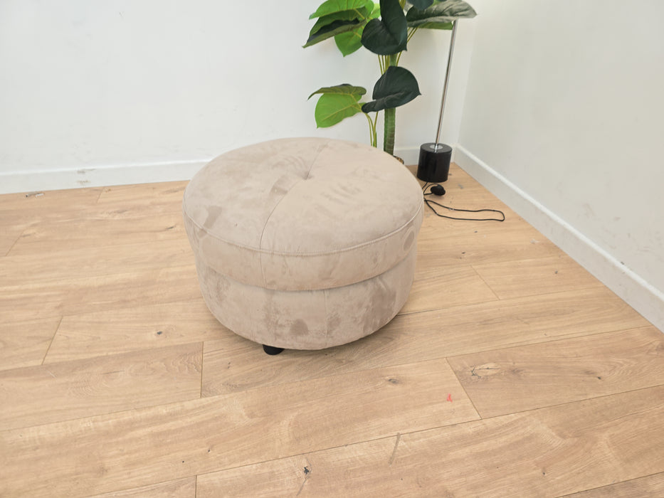 Cadenza Footstool - Fabric  - Tara Nutmeg