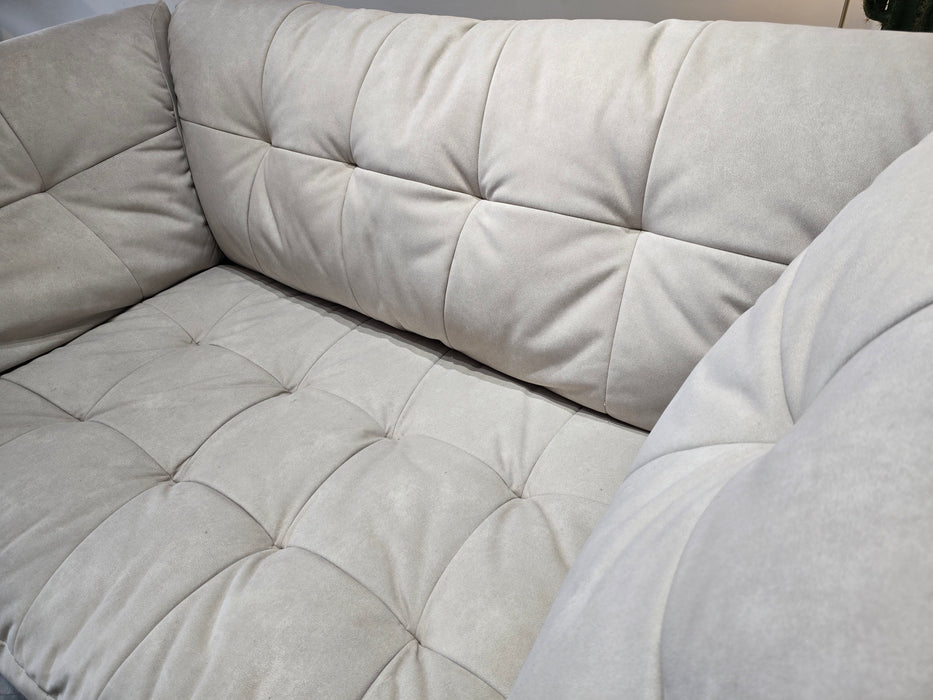 The Cocoon 2 Seater - Lifestyle Flecked Fabric Ivory