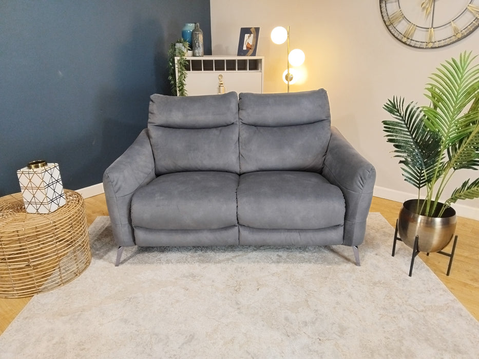 Sofology Renato Fabric 2 Seater in Dexter Charcoal