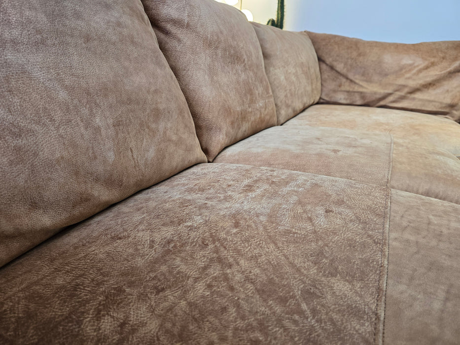 Mazzini 2 Corner 2 - Leather Sofa - Utah Tan