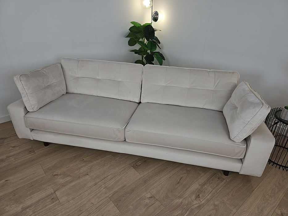 Kent 4 Seater - Fabric Sofa- Ivory