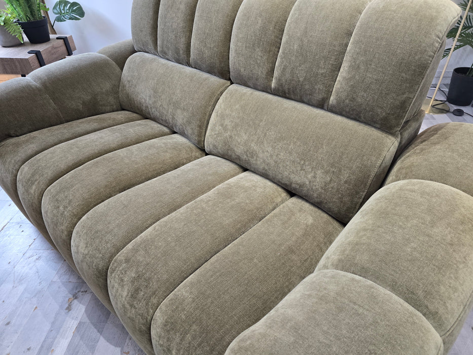 Nobu 2 Seater - Relaxed Chenille Olive Green