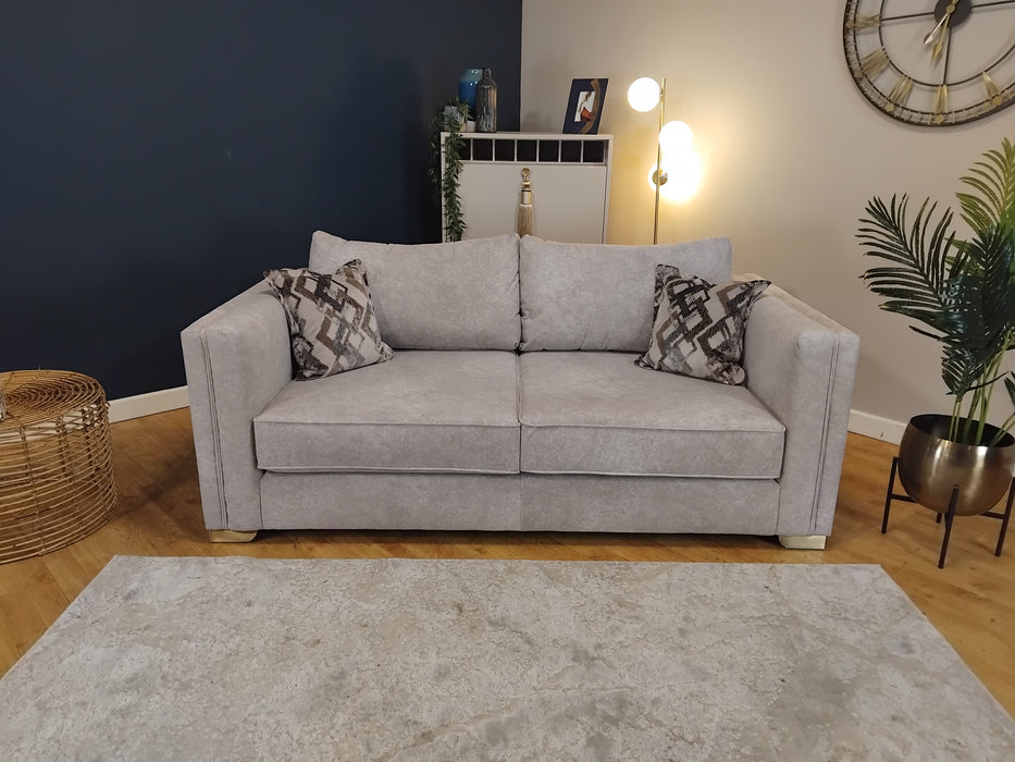 Sofology Titan Fabric 3 Seater Lifestyle Marbled Stone