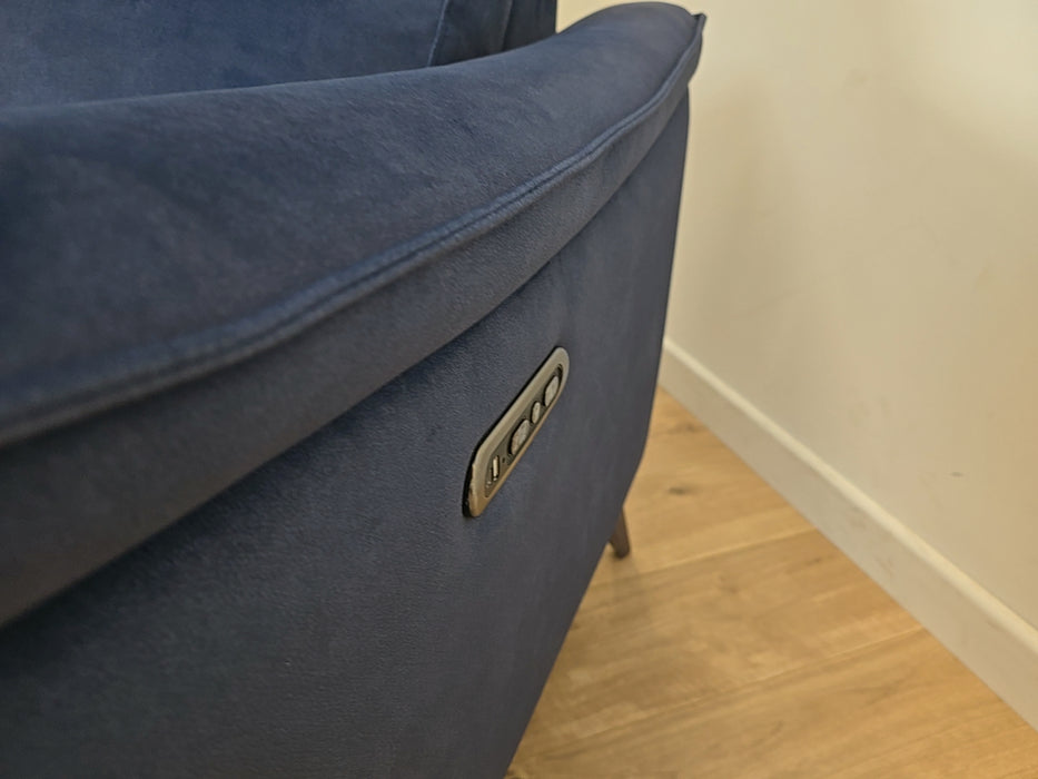 The Arlo 2.5 Seater -Fabric - Dexter Navy Pow Rec