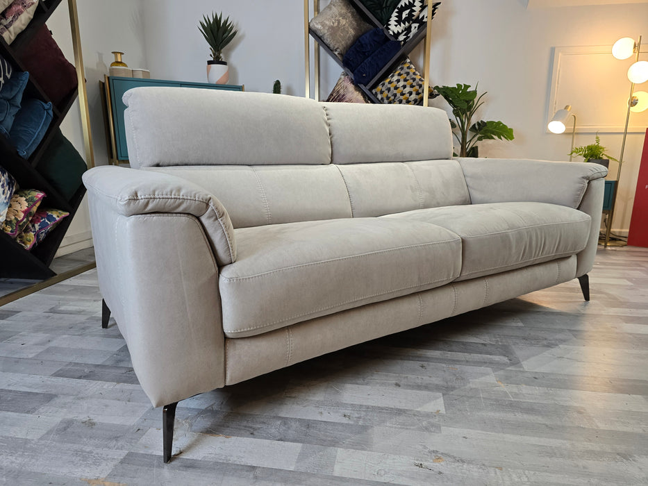 Illinois 3 Seater - Fabric  - Toronto Grey