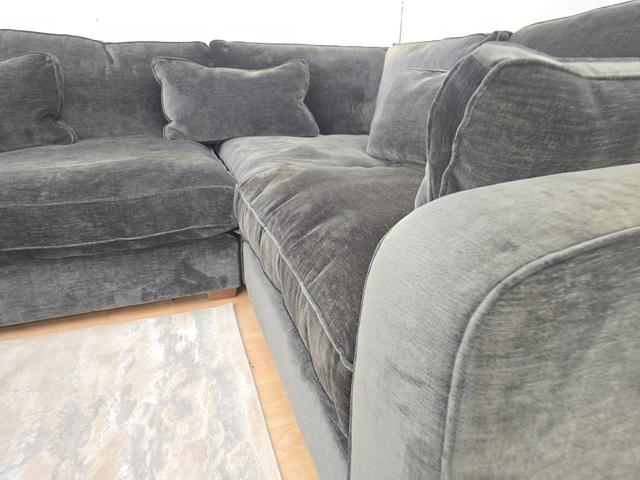 Cavalli 3 Corner 1.5 Sofa - Fabric - Blanik Slate Mix