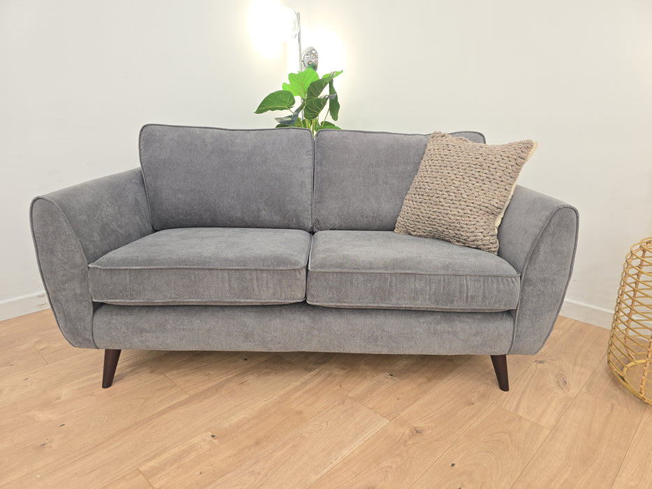 Zinc 3 Seater Sofa - Fabric - Grey