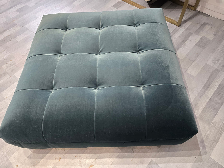 Weekend Large footstool - Biba Teal