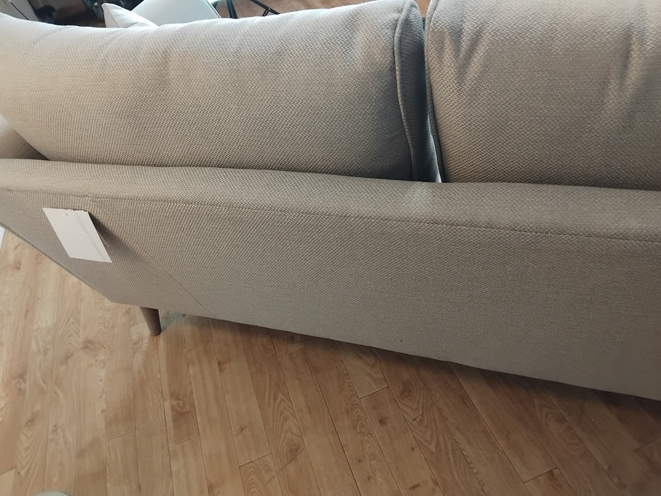 Sofology Keswick Fabric 3 Seater in Bentley Taupe