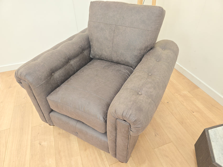 Hepworth Chair - Fabric- Grey Combination