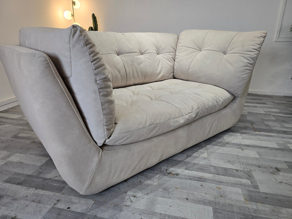 The Cocoon 2 Seater - Lifestyle Flecked Fabric Ivory