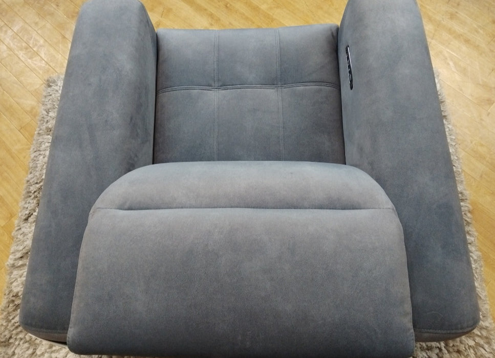 Marvella Fabric Chair - Lifestyle Flecked Charcoal - Power Headrest Power Recliner (WA2)