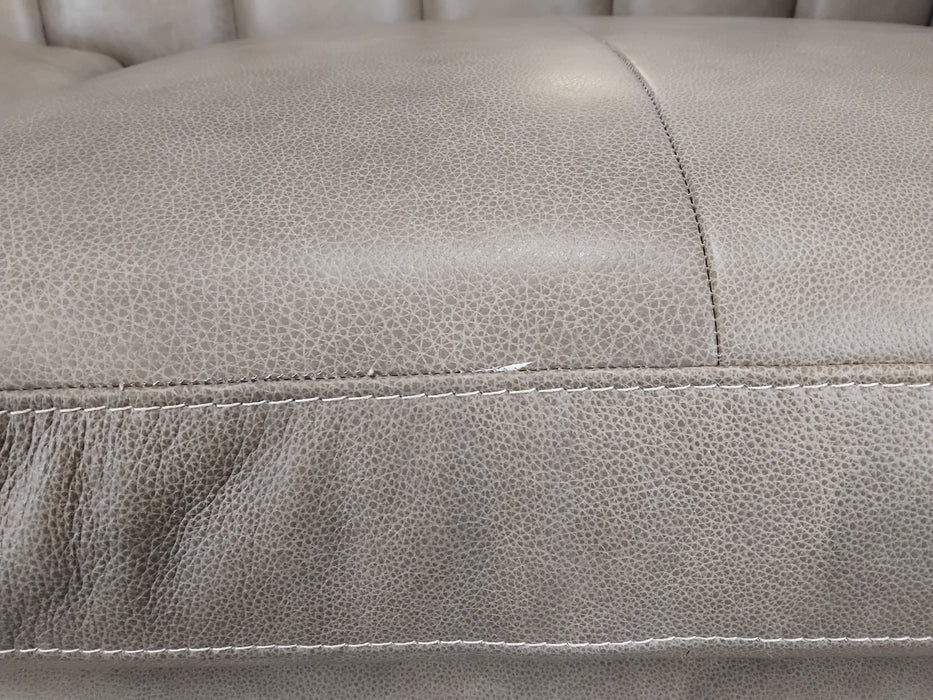 Sofology Downtown Leather 3 Seater in Relaxed Natural Grain Taupe Mix (WA2)