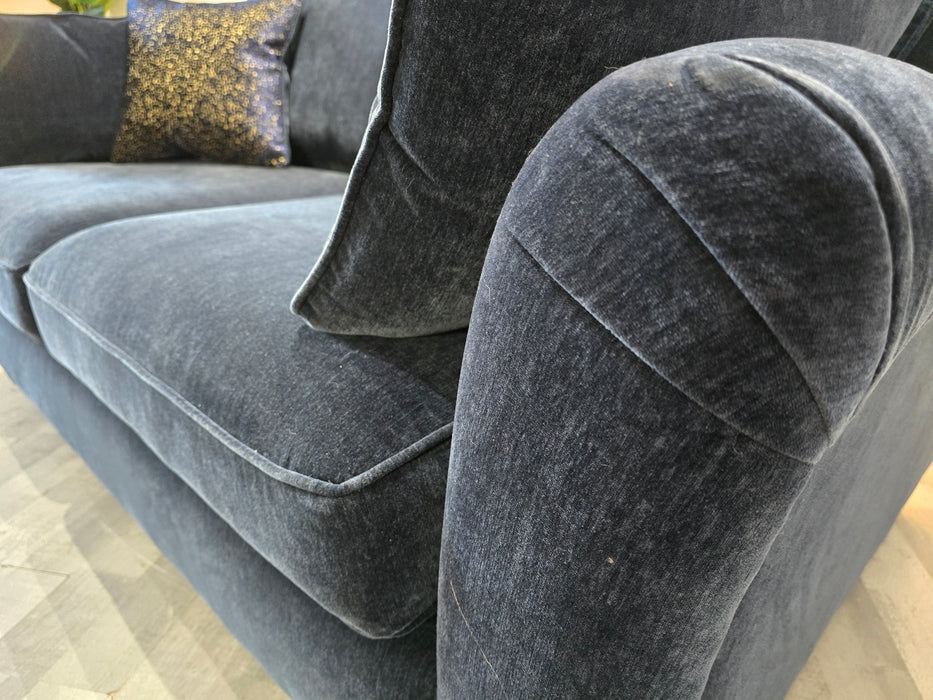 Notting Hill 3 seater - Fabric -  Ellie Navy/Bianca Navy Mix