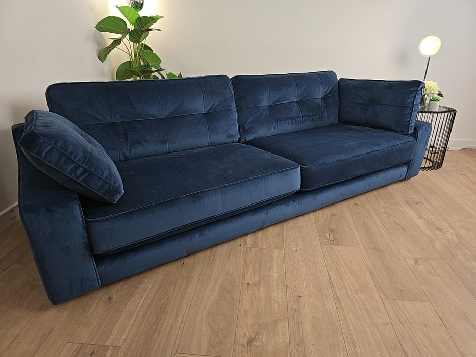 Kent 4 Seater - Fabric Sofa - Blue