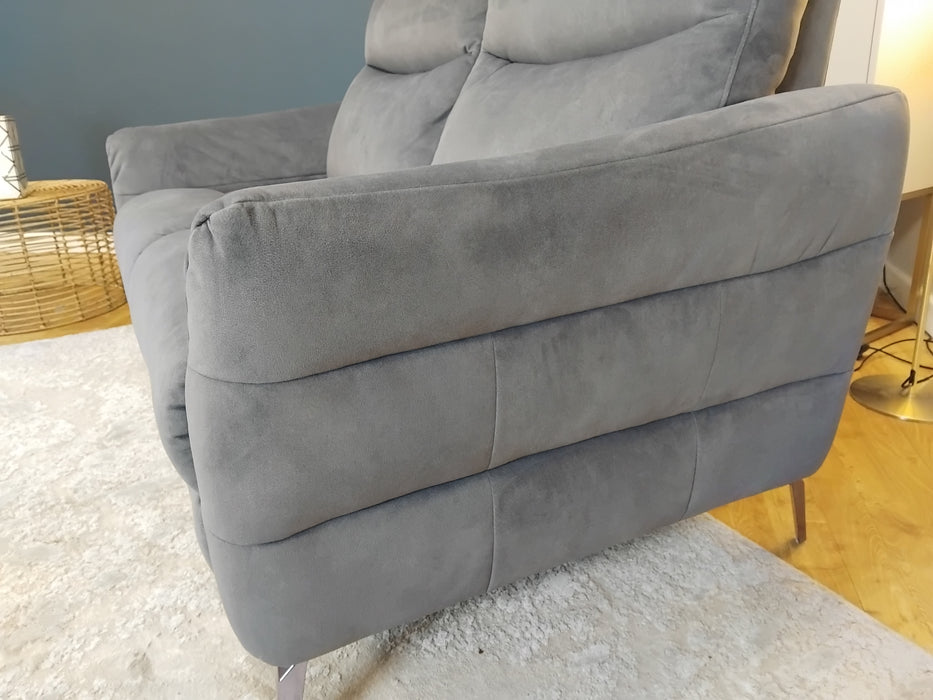 Sofology Renato Fabric 2 Seater in Dexter Charcoal