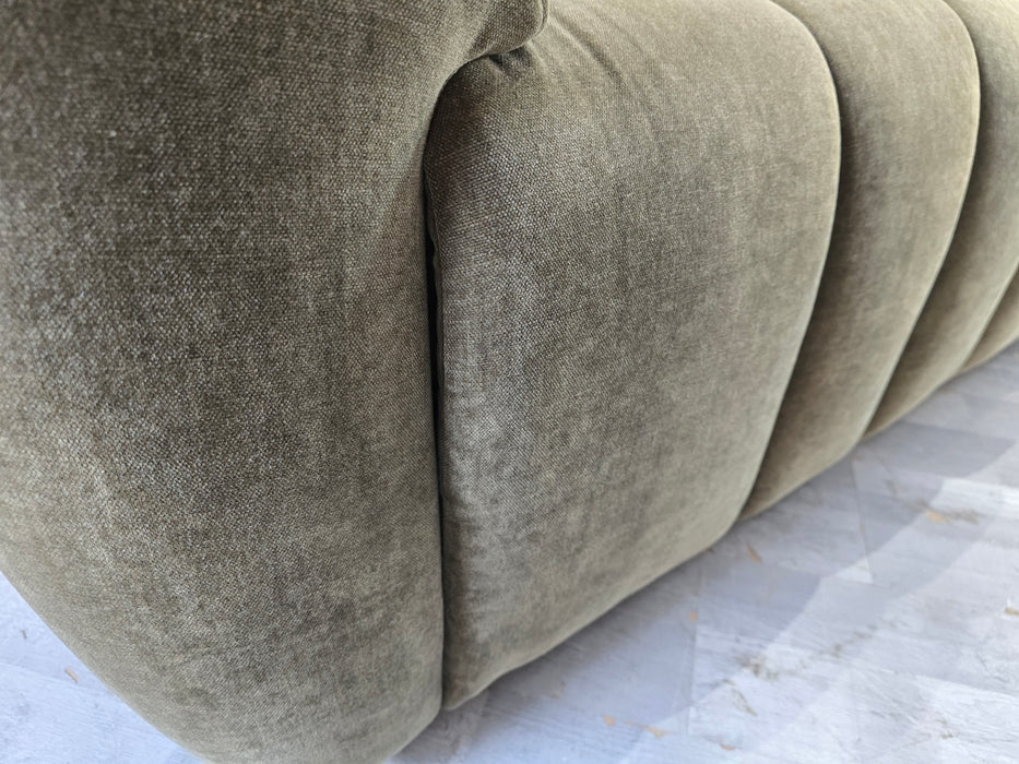 Nobu 2 Seater - Relaxed Chenille Olive Green