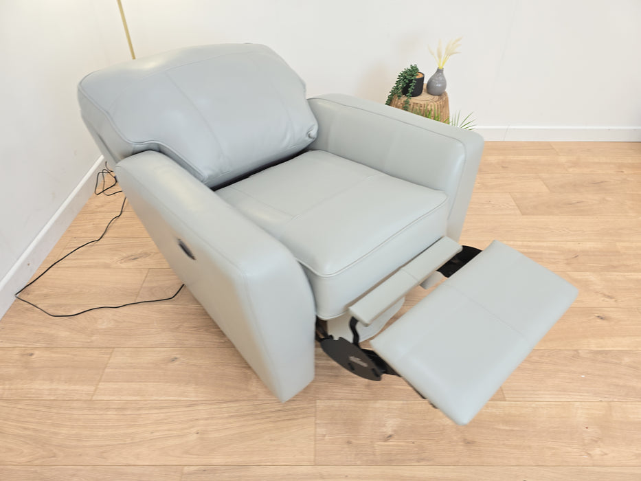 Sophia Chair - Leather - Grey