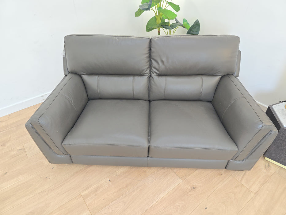 Watson 2 Seater - Leather - Slate