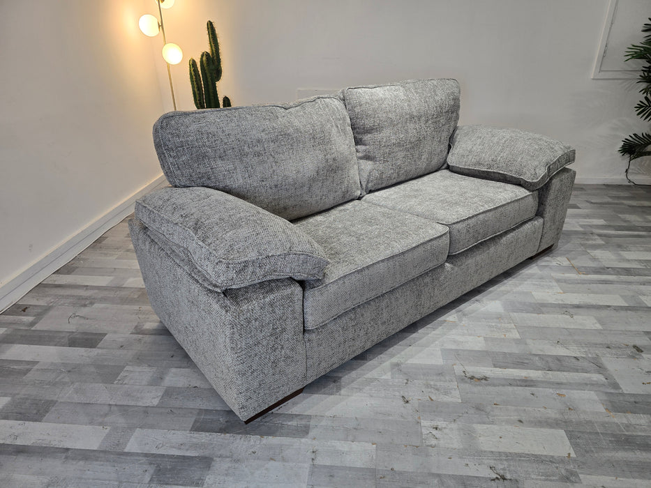 Collingdale 3 Seater - Fabric Sofa - Milo Pewter