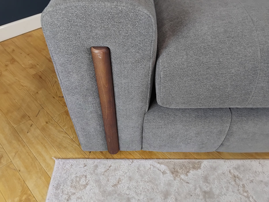 Sofology Soho Fabric 3 Seater in Micro Boucle Truffle/Truffle Mix