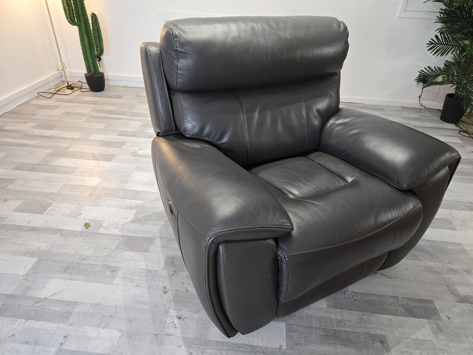 Radley 1 Seater - Power Reclining - Le Mans Charcoal