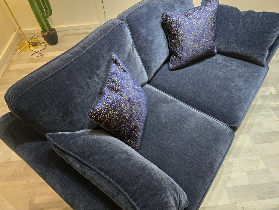 Notting Hill 2 Seater - Fabric  - Ellie Navy/Bianca Navy Mix