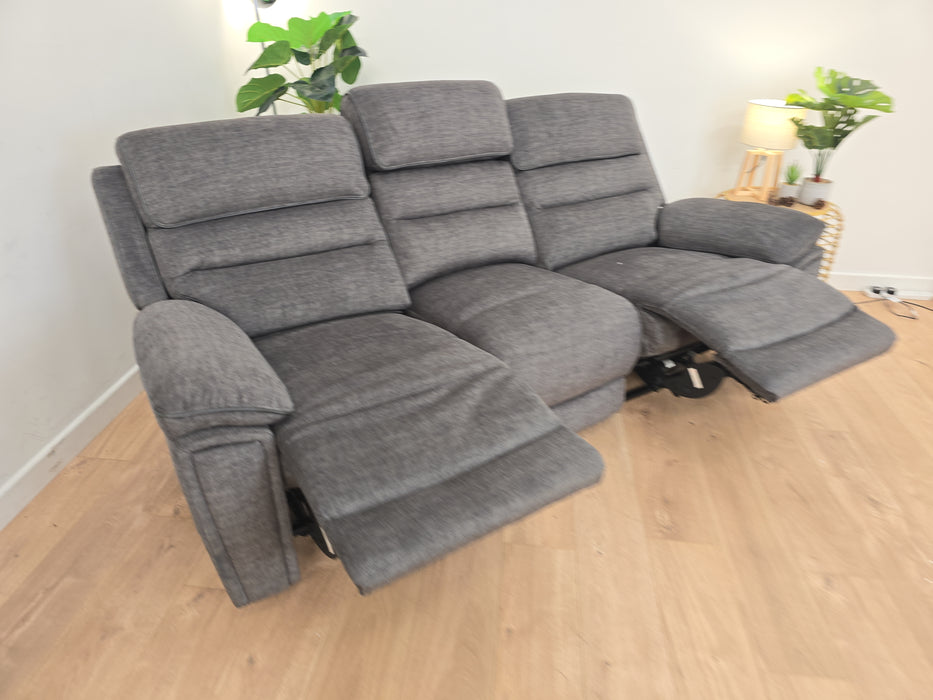 Lawson 3 Seater Sofa - Fabric - Grey