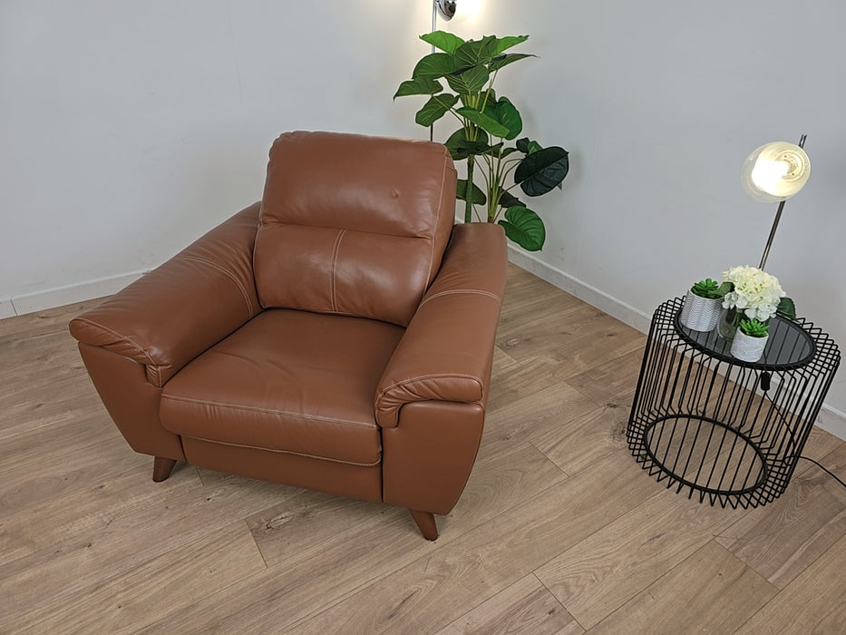 Capri Power Reclining Chair - Brandy