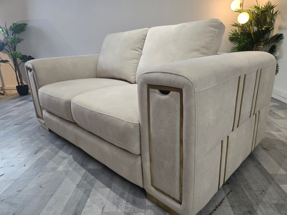 Elixir 2 Seater - Lifestyle Flecked Fabric Ivory