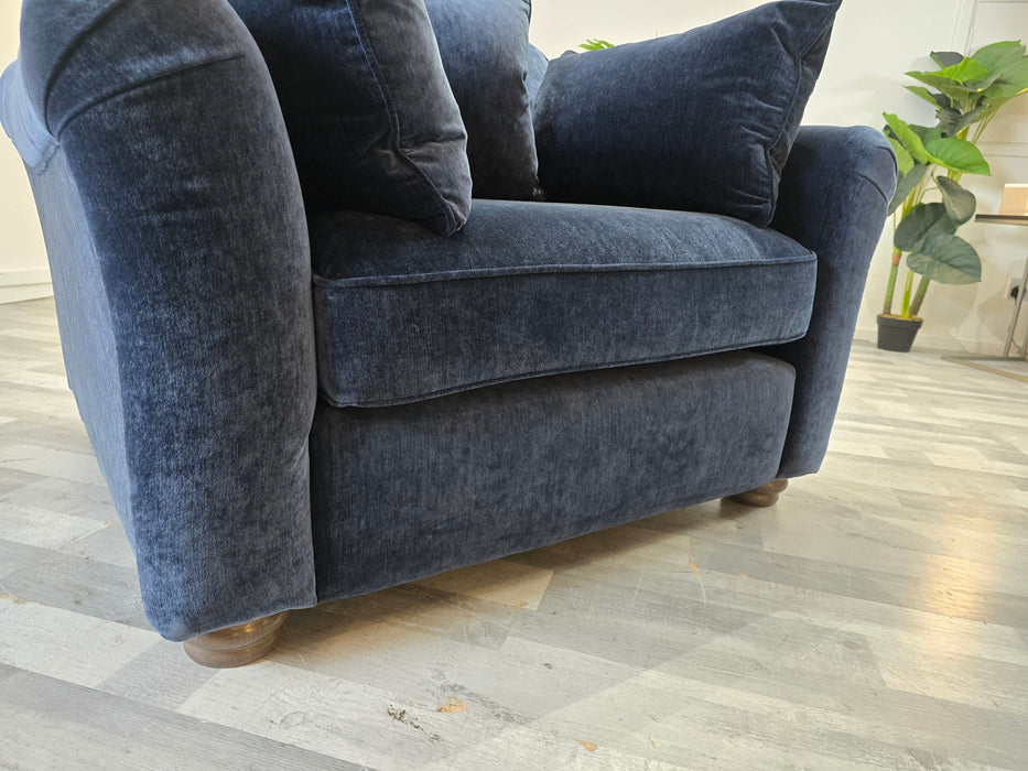 Notting Hill 1.5 Chair -  Navy/Bianca Navy Mix