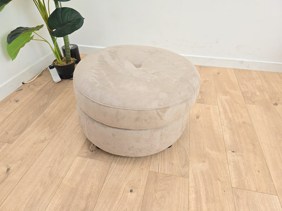 Cadenza Footstool - Fabric  - Tara Nutmeg