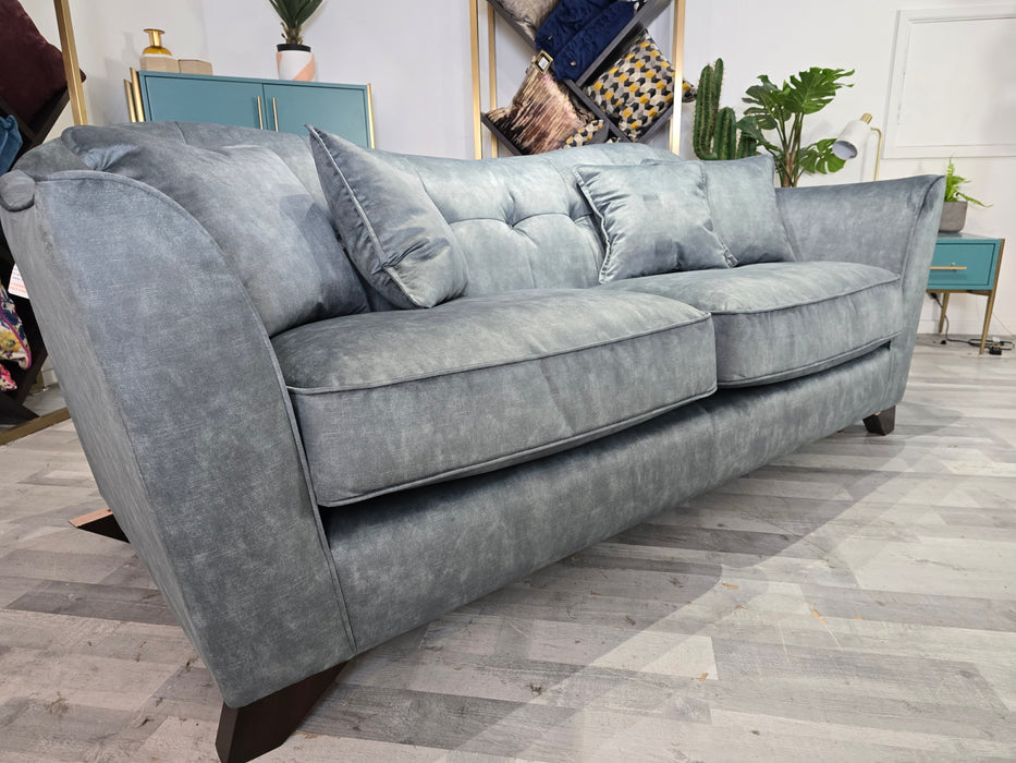 Bartelli 3 Seater - Fabric Sofa - Sublime Aqua All Over