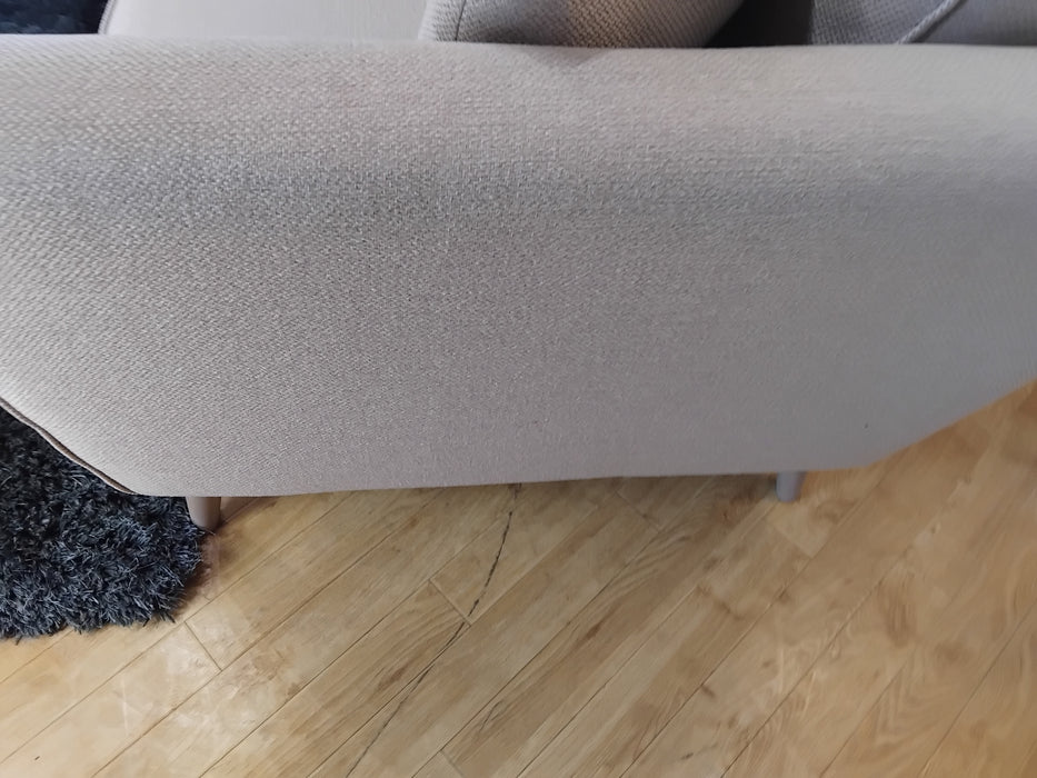 Sofology Keswick Fabric 3 Seater in Bentley Taupe