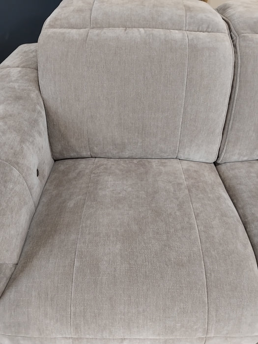 Sofology Lumiere Fabric 2 Seater in Relaxed Chenille Nutmeg