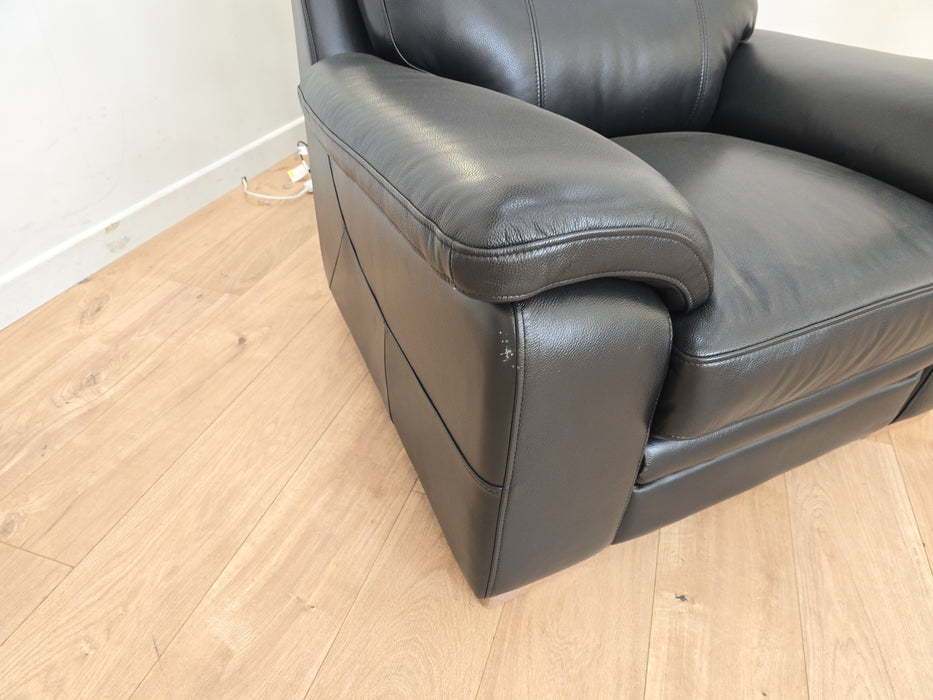 Backer Chair - Leather - Black