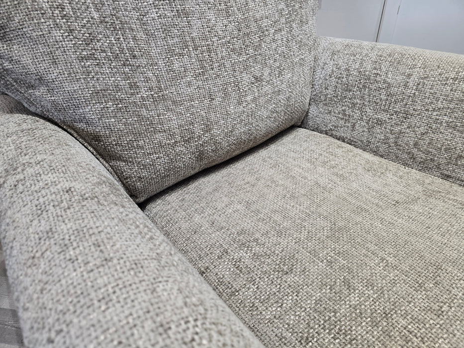 Canterbury 1 Seater - Fabric Chair - Weave Linen All Over