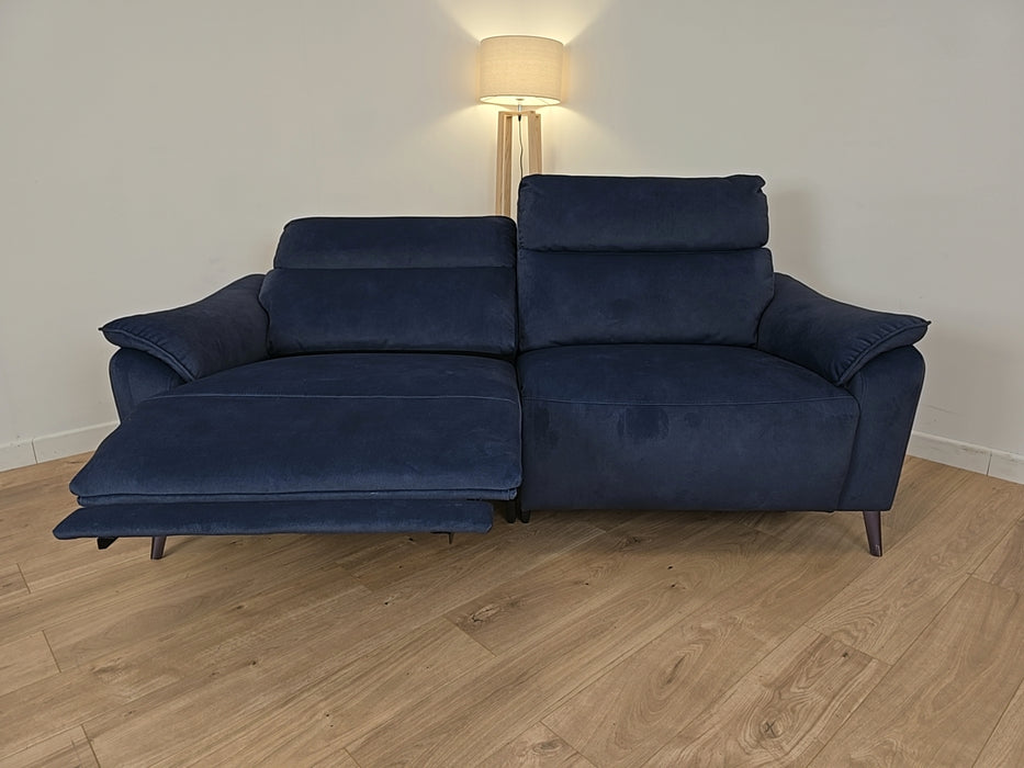 The Arlo 2.5 Seater -Fabric - Dexter Navy Pow Rec