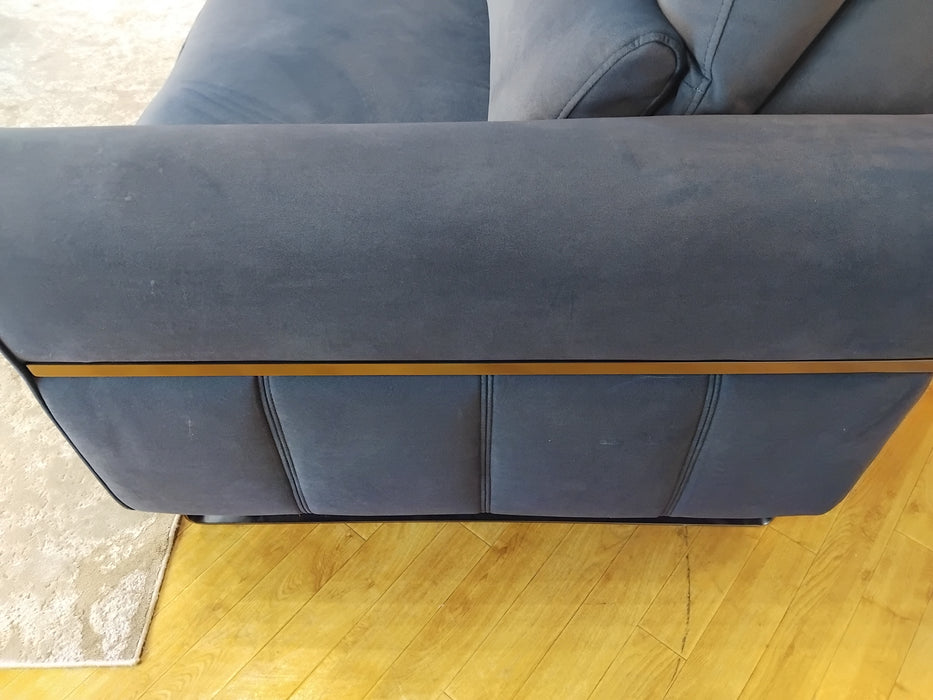 Sofology The Ravello Fabric 2.5 Seater in Lifestyle Flecked Navy