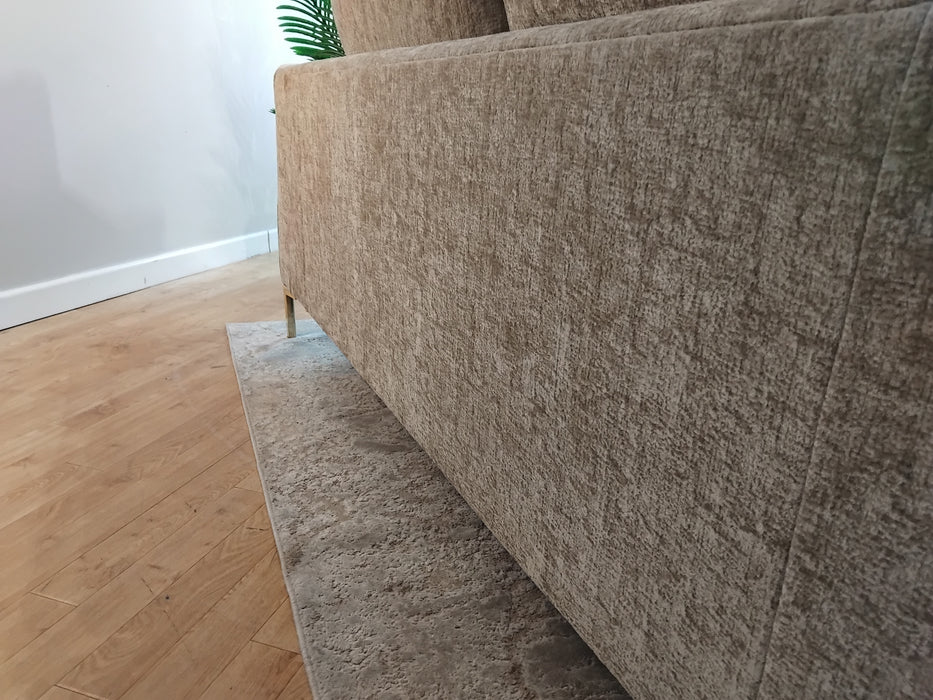 Sofology Rococo Fabric 2 Seater Full Back in Verbier Gold Mix