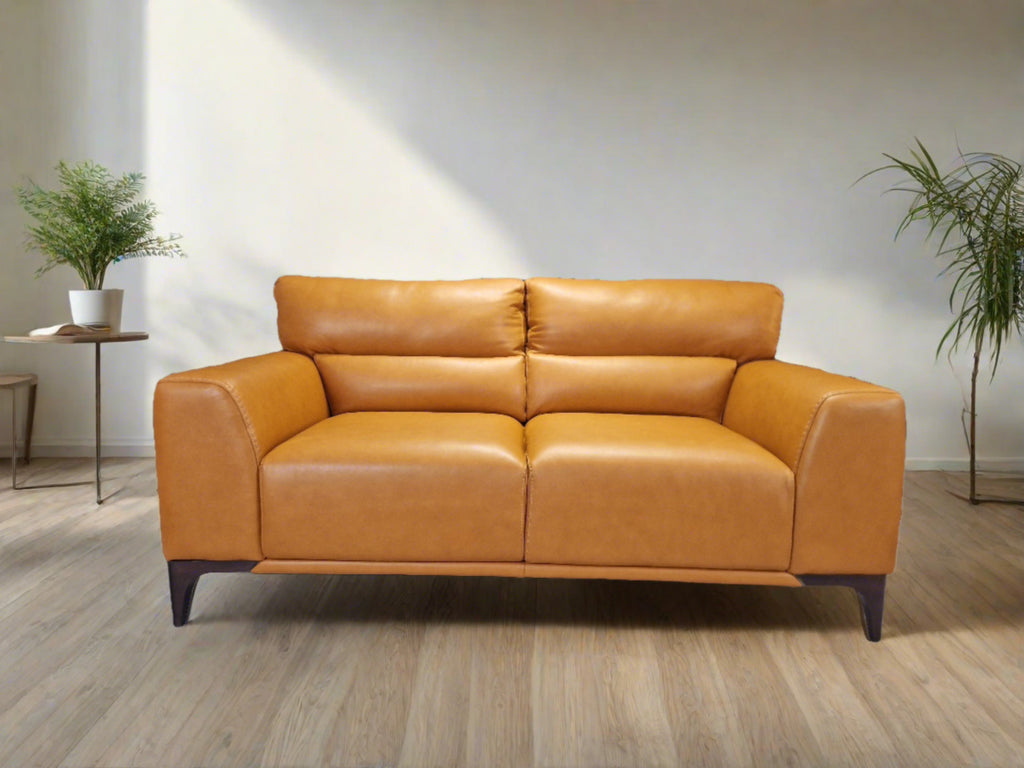 Sassari 2 Seat Leather Sofa Caruso Brittany The Sofa