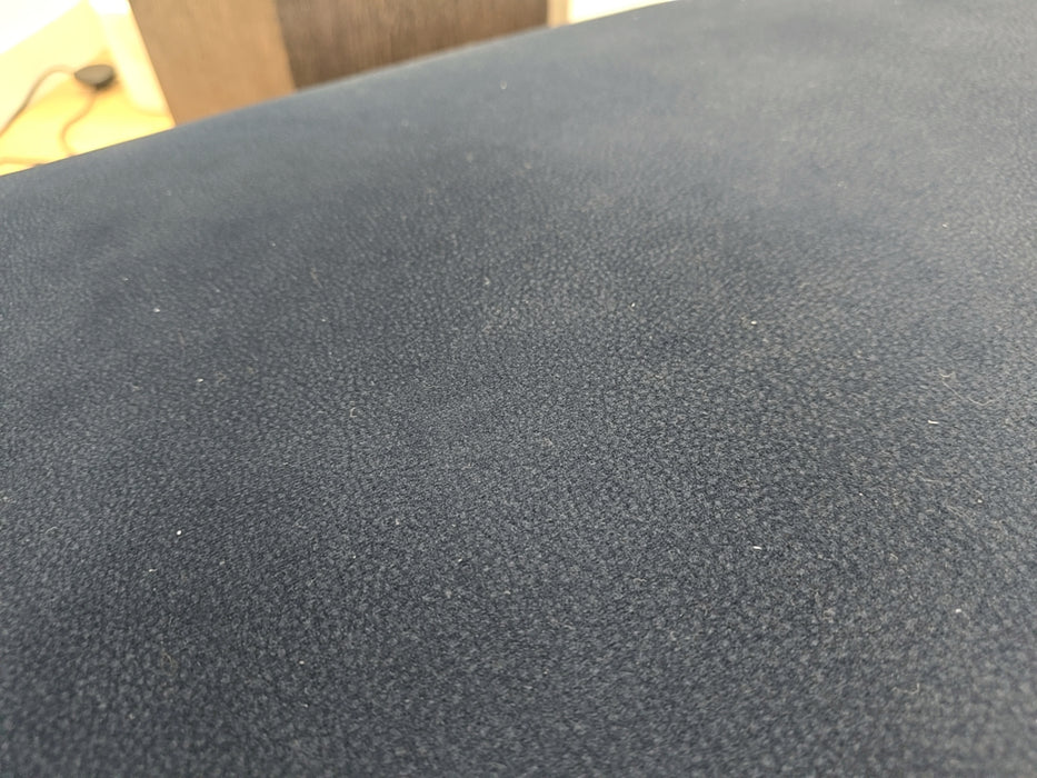 Trent - Fabric Footstool  - Navy