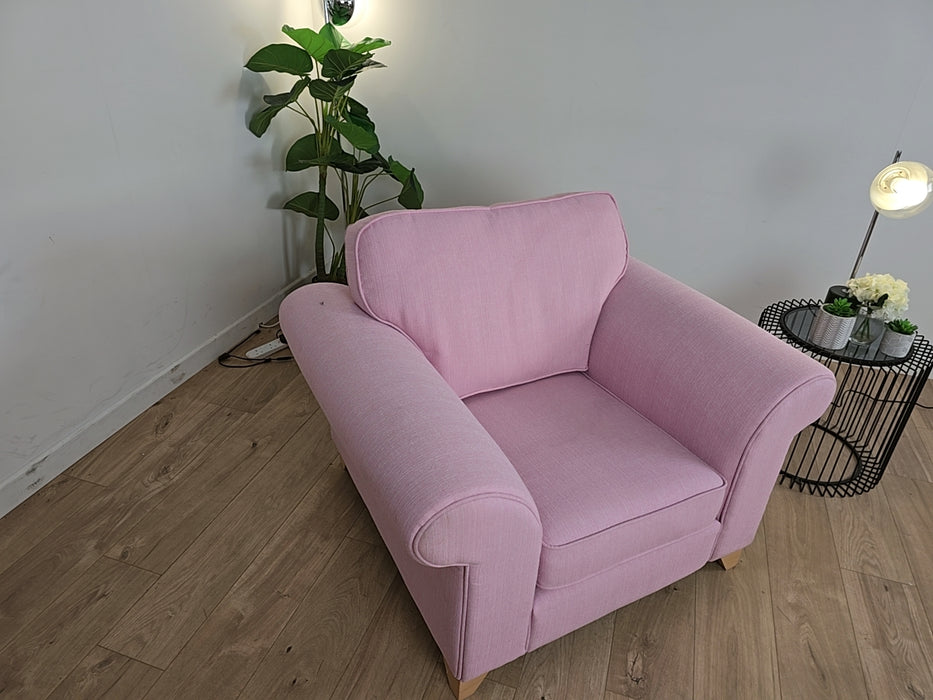 Angelica - Fabric Chair - Pink