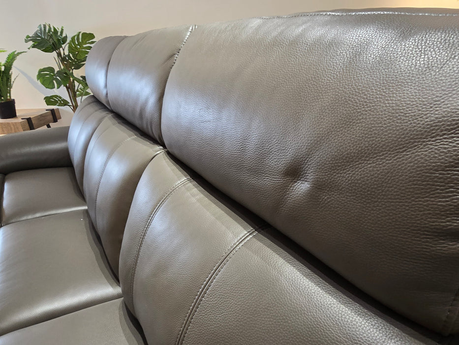 Gracie 3 Seater - Trusty Sheen Leather Storm