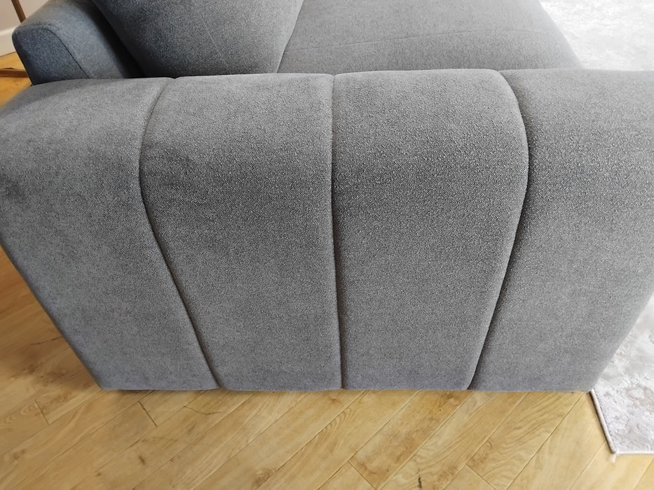 Sofology Soho Fabric 3 Seater in Micro Boucle Truffle/Truffle Mix