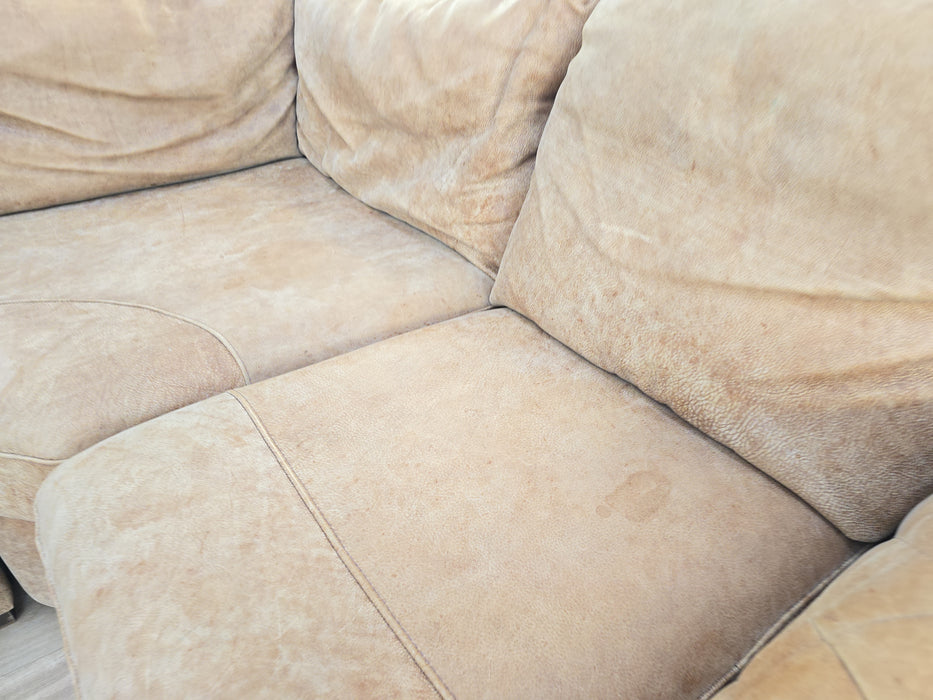 Mazzini 3 Corner 1 - Leather Sofa - Utah Tan