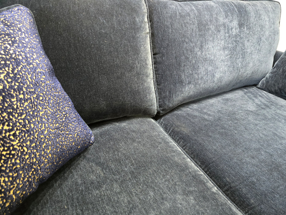 Notting Hill 3 seater - Fabric -  Ellie Navy/Bianca Navy Mix