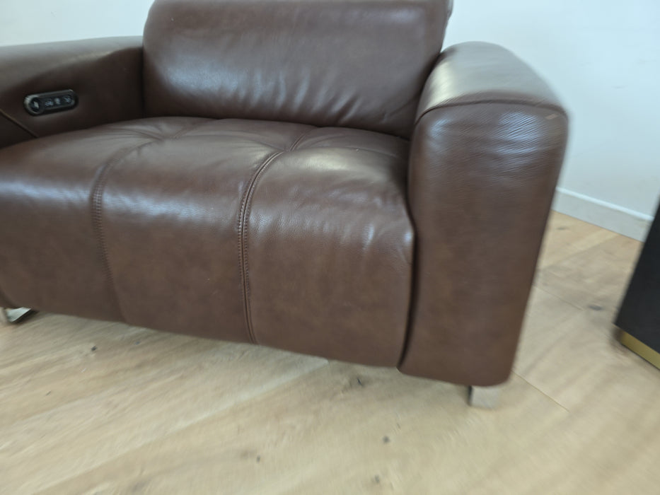 Marvella - Leather Chair - Chocolate