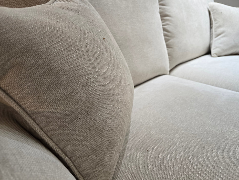 Hackney 3 Seater - Linen Look Chenille Mist All Over